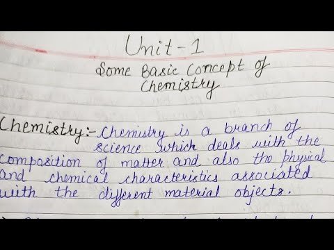 Class 11 Chemistry Chapter 1 Notes